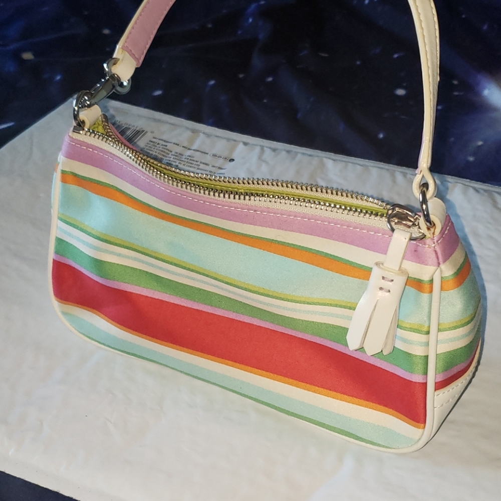 COACH, Clutch, Multi Color Hampton Purse
